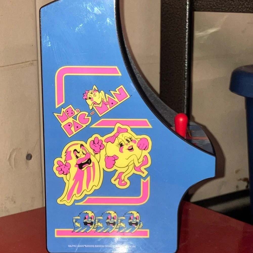 Arcade Ms. Pac-Man Retro Console - Blue and Black